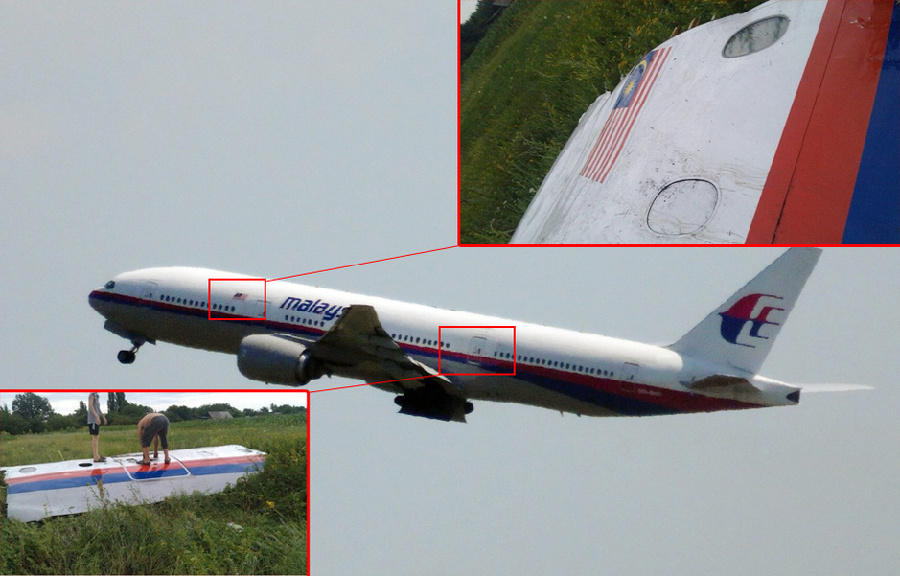����MH17���౻����ǰ���Ӱ���ع�(��ͼ)